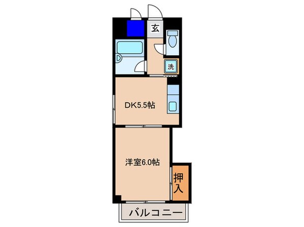 メルヘンパレスの物件間取画像